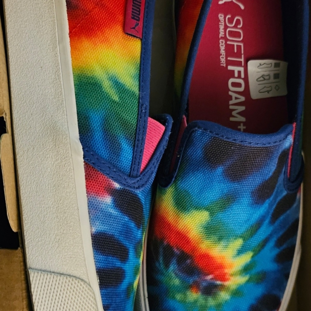 Puma Multicolor Tie-Dye Slip-Ons